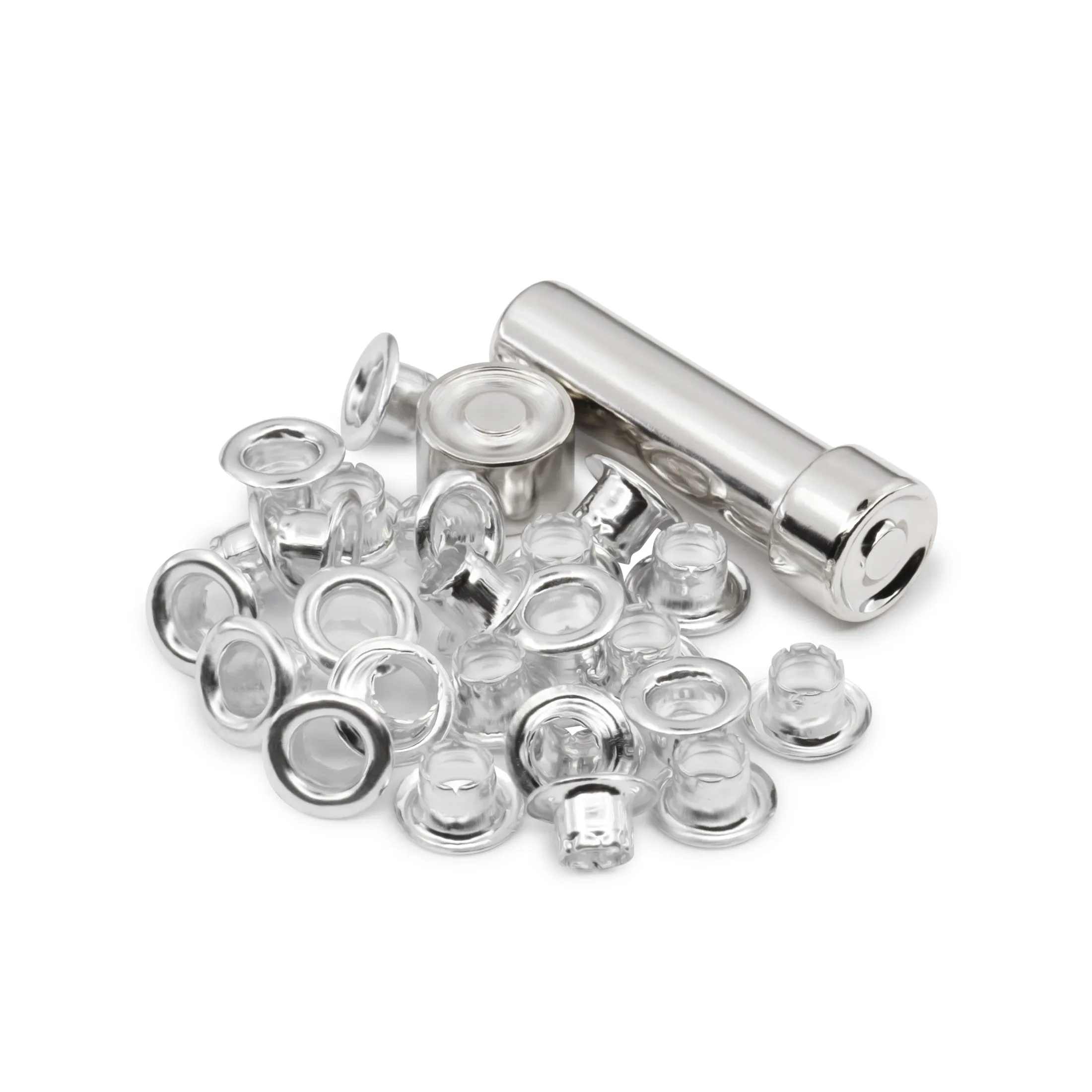5/32" Eyelets & Tool, 25 pc, Nickel