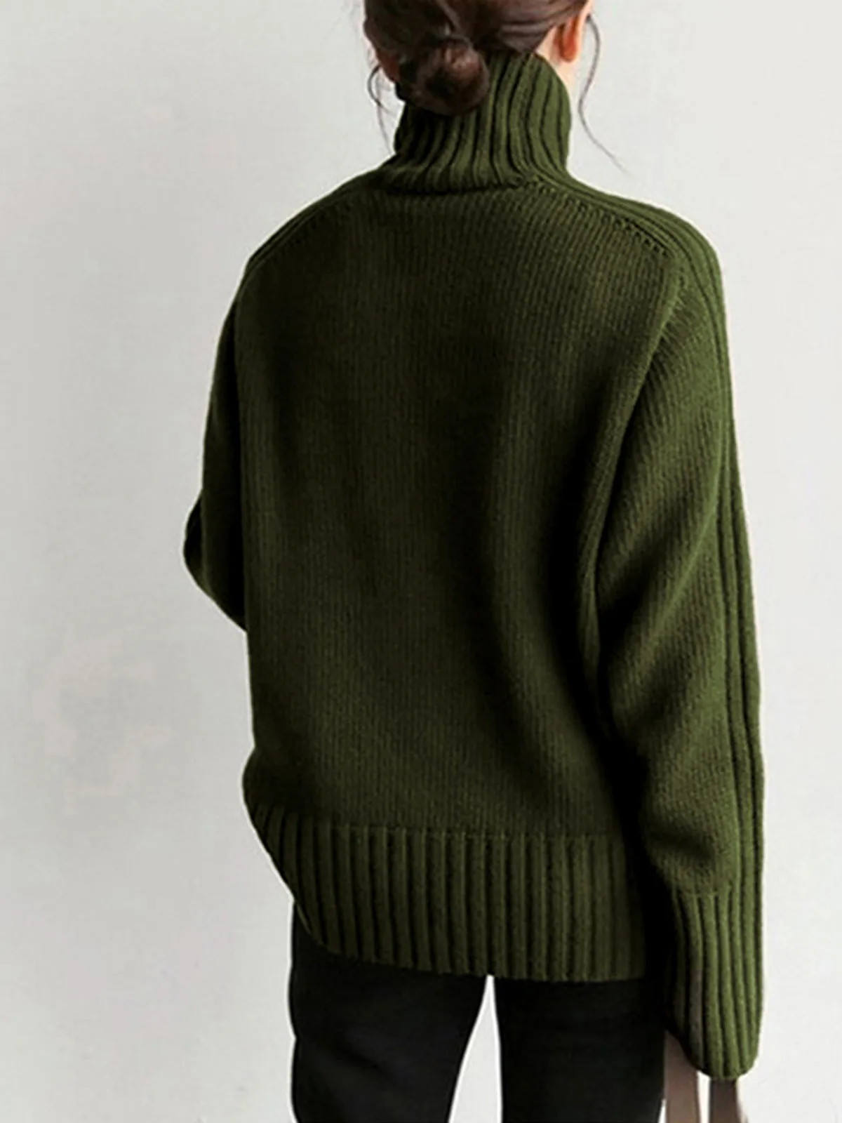 Ashley | High Neck Knit Sweater