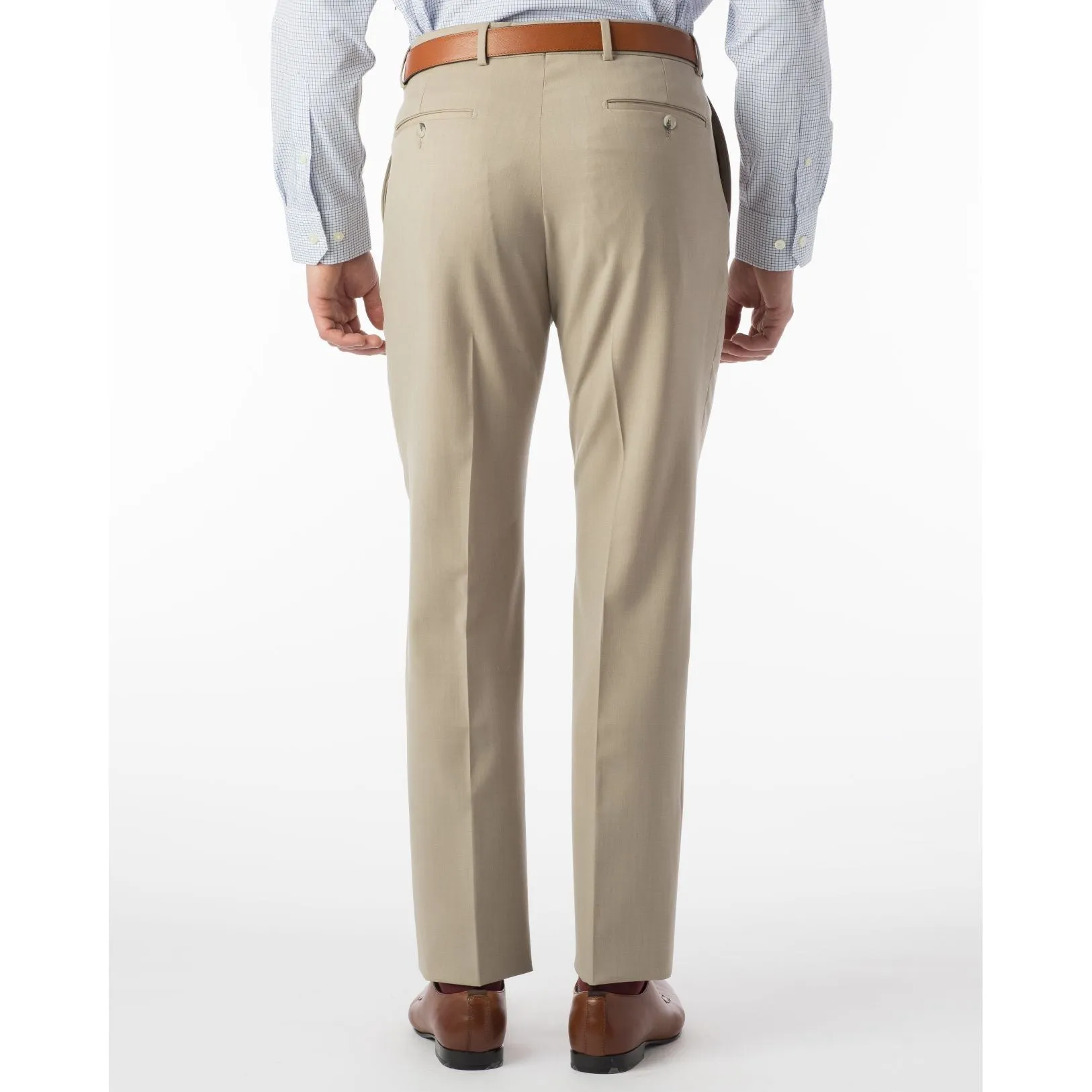 Ballin Flat Front Trouser - Oatmeal (2 Fits)