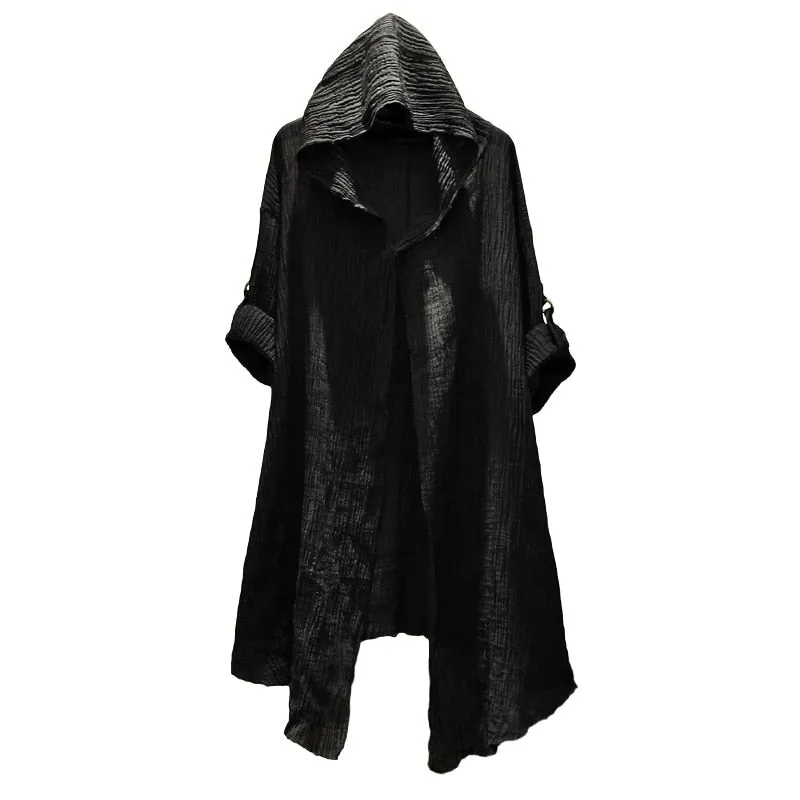 Boho Chic Loose Hooded Cardigan