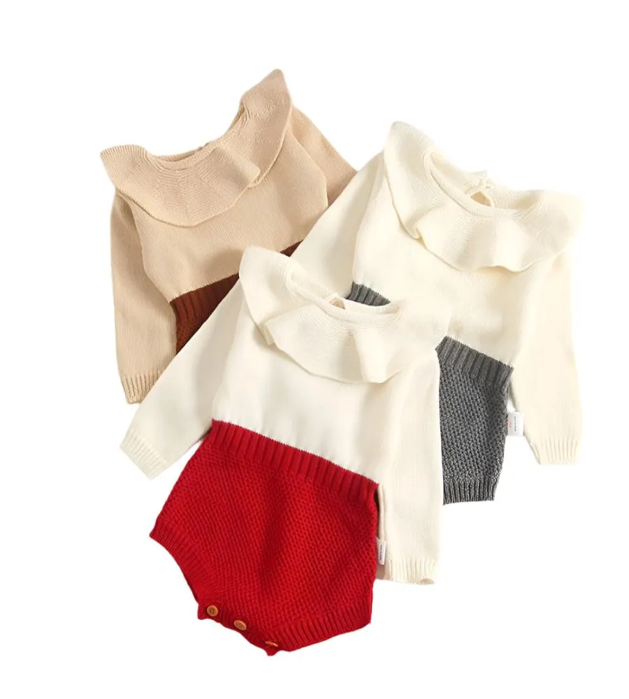 Charm Ruffle Romper Red
