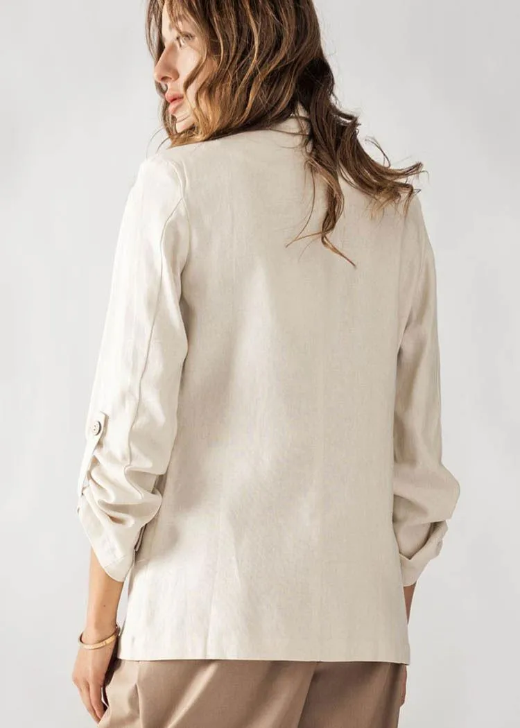 Claire Linen Blazer - Natural