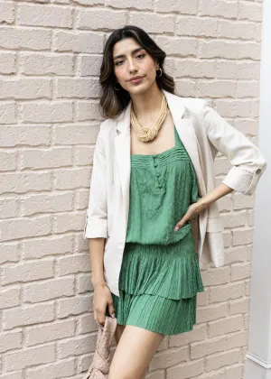 Claire Linen Blazer - Natural