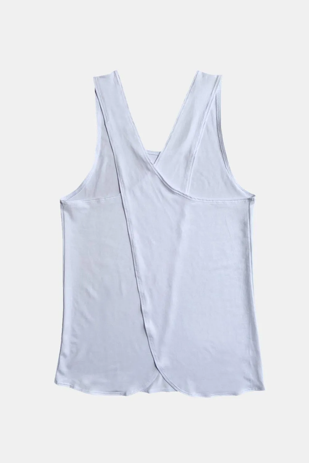Crisscross Scoop Neck Active Yoga Tank