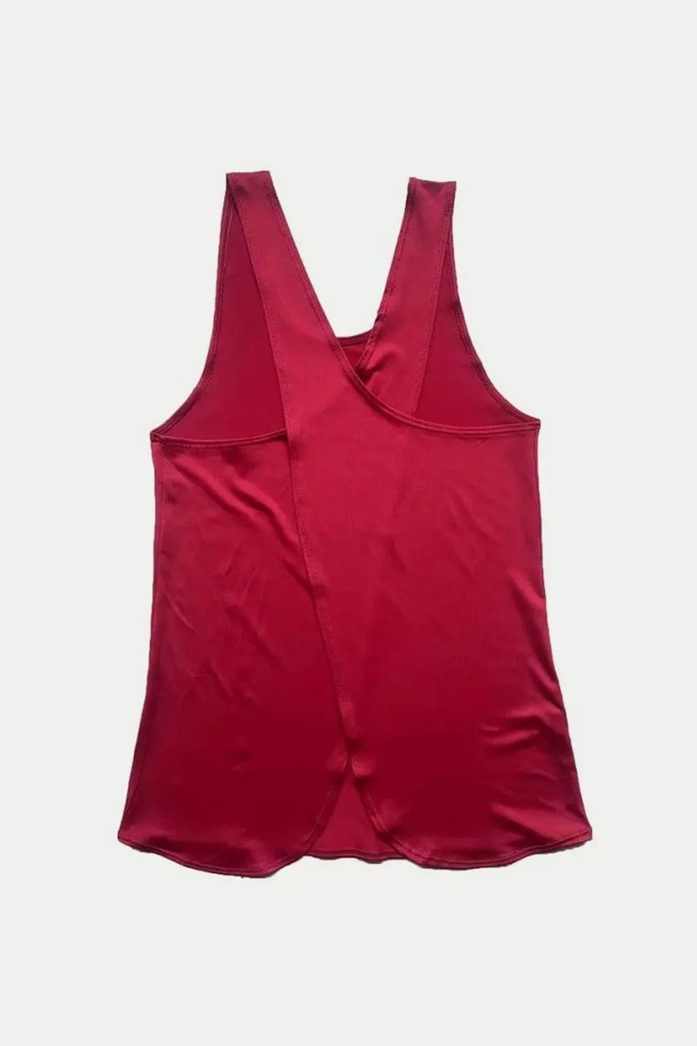 Crisscross Scoop Neck Active Yoga Tank