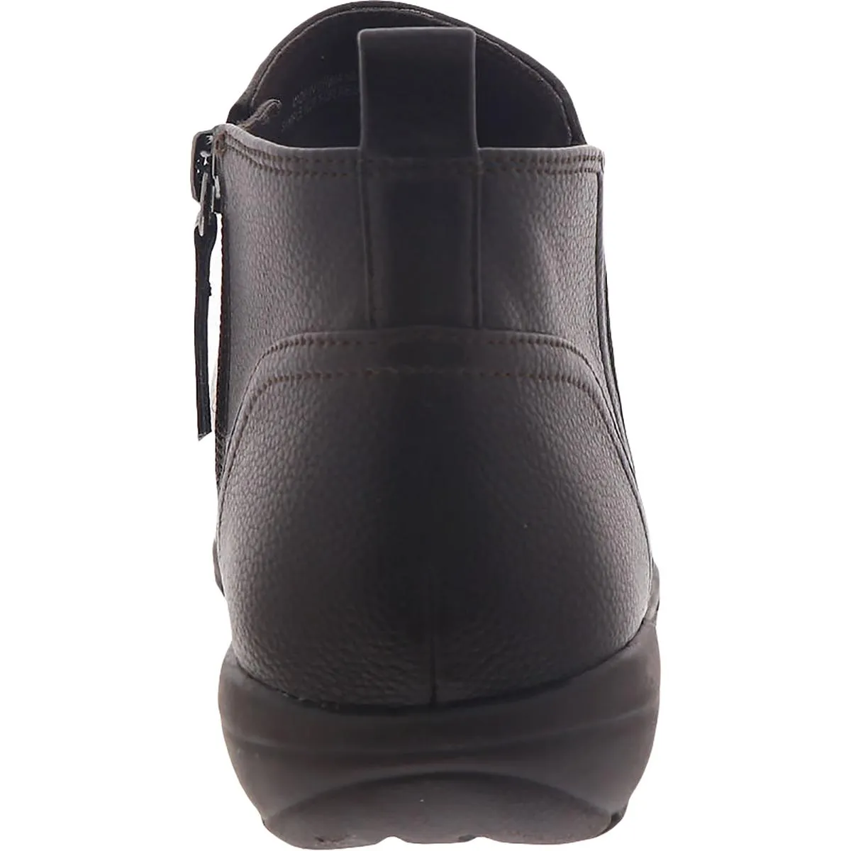 Easy Spirit Womens Aerial Leather Low Heel Ankle Boots