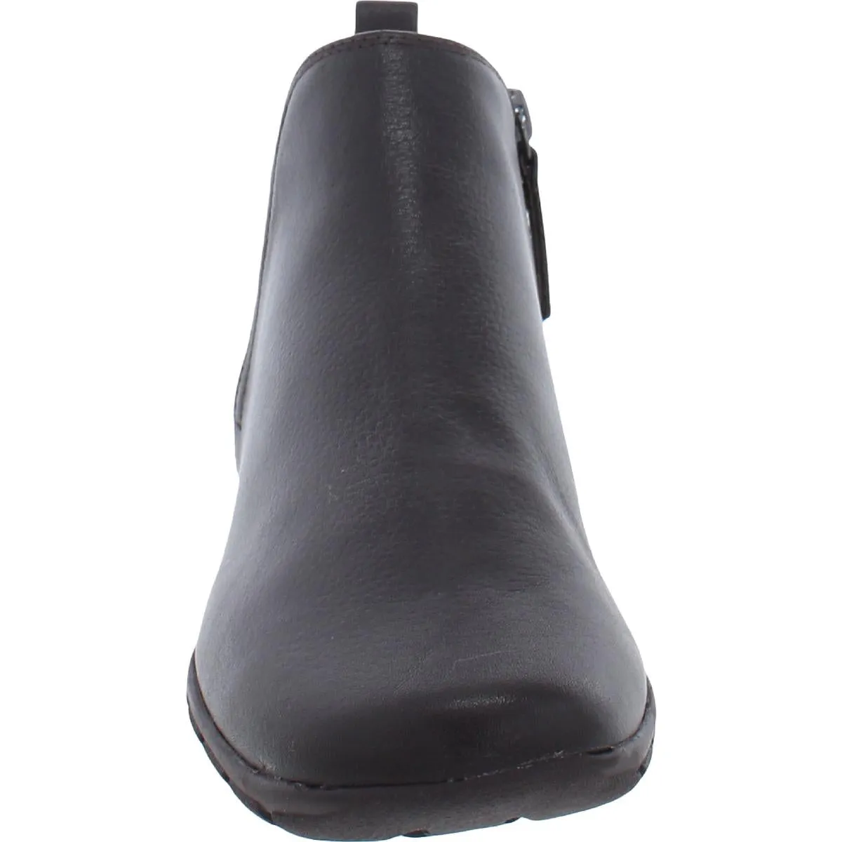 Easy Spirit Womens Aerial Leather Low Heel Ankle Boots