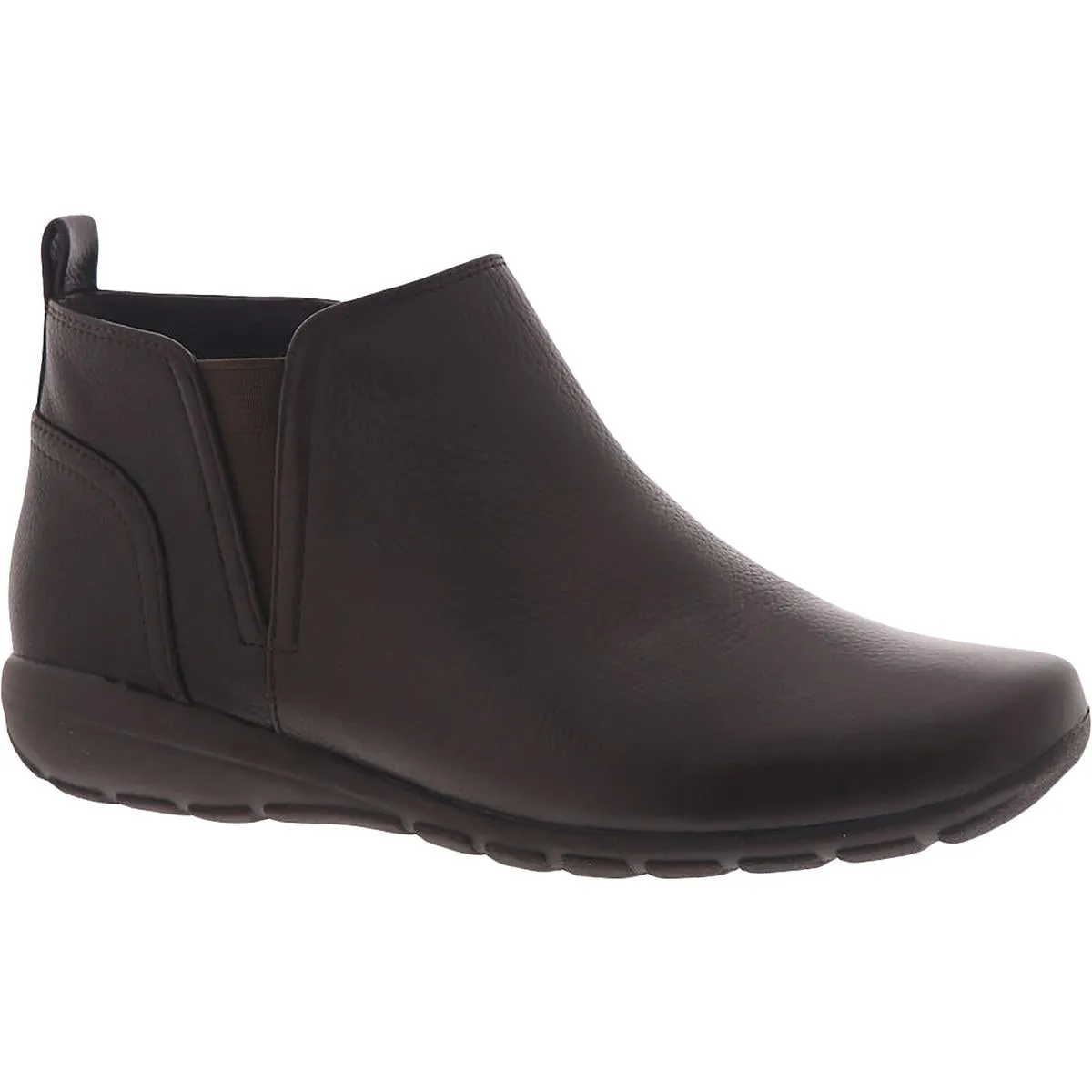 Easy Spirit Womens Aerial Leather Low Heel Ankle Boots