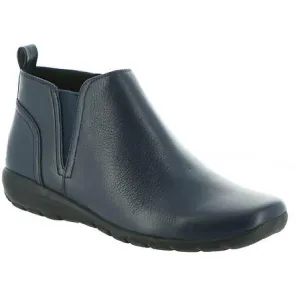 Easy Spirit Womens Aerial Leather Low Heel Ankle Boots