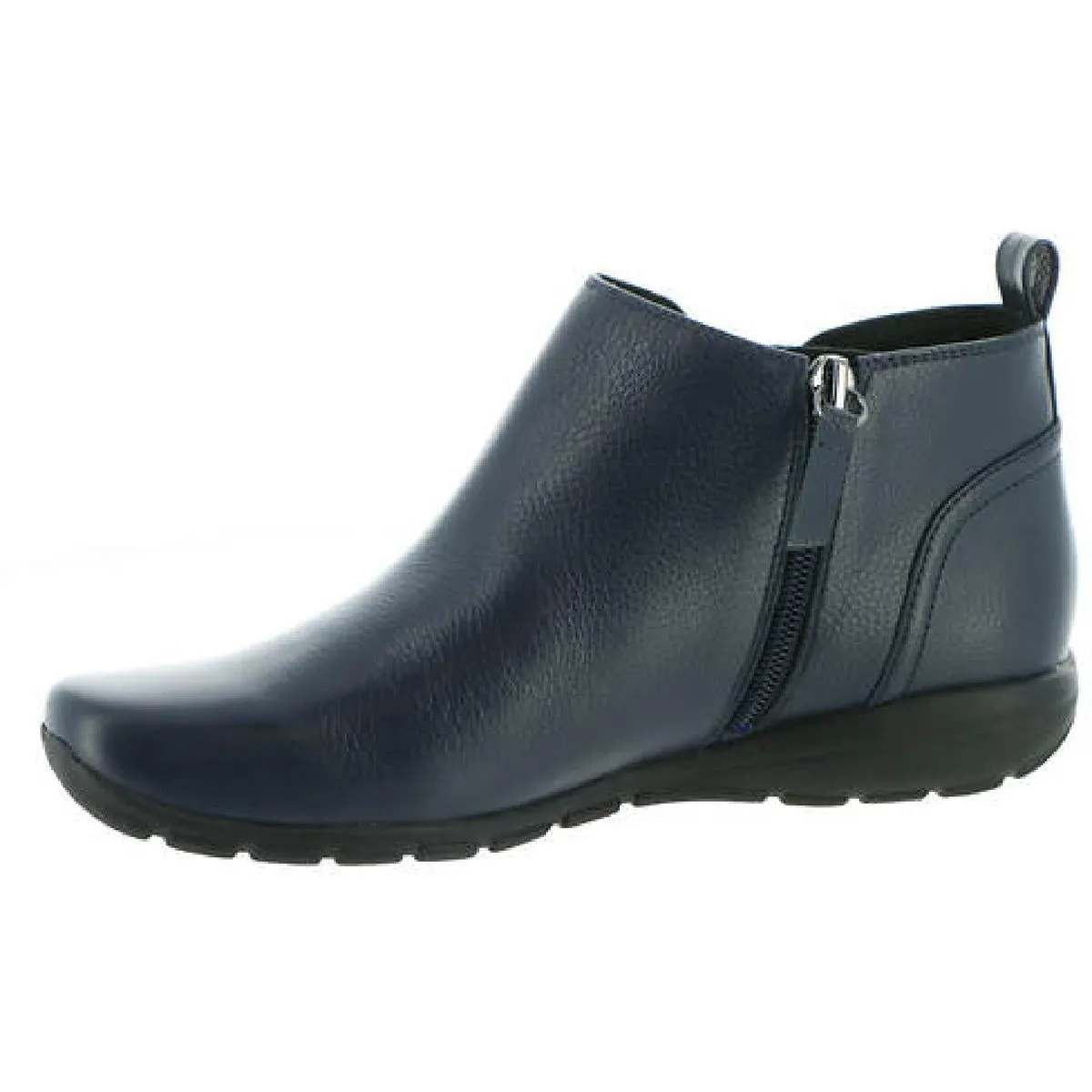 Easy Spirit Womens Aerial Leather Low Heel Ankle Boots
