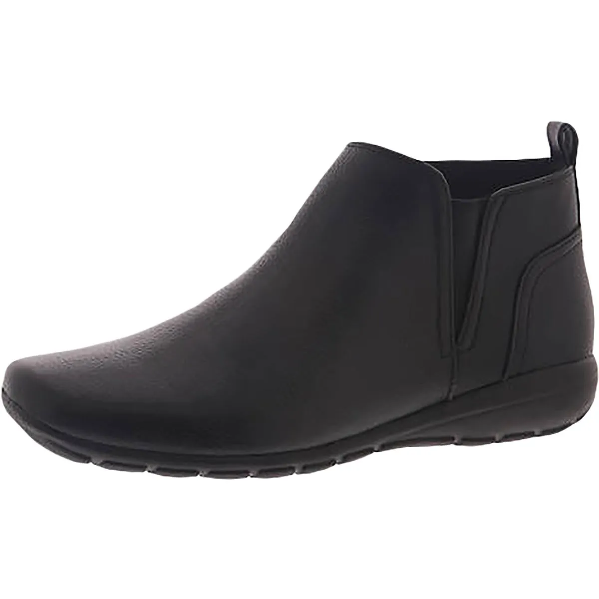 Easy Spirit Womens Aerial Leather Low Heel Ankle Boots