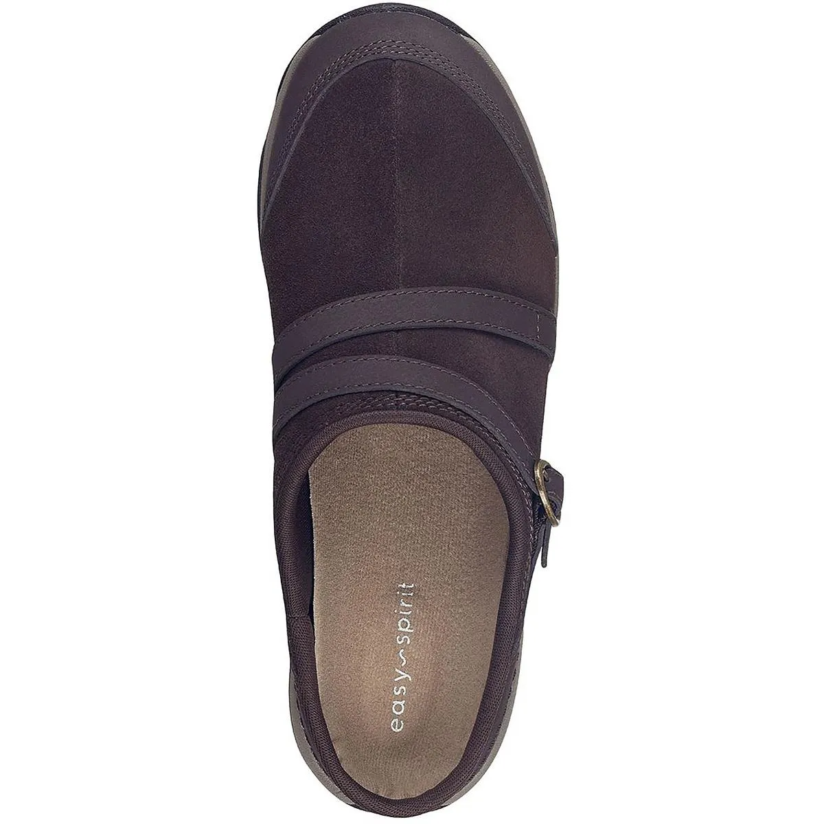 Easy Spirit Womens Equinox Leather Sip On Slipper Shoes