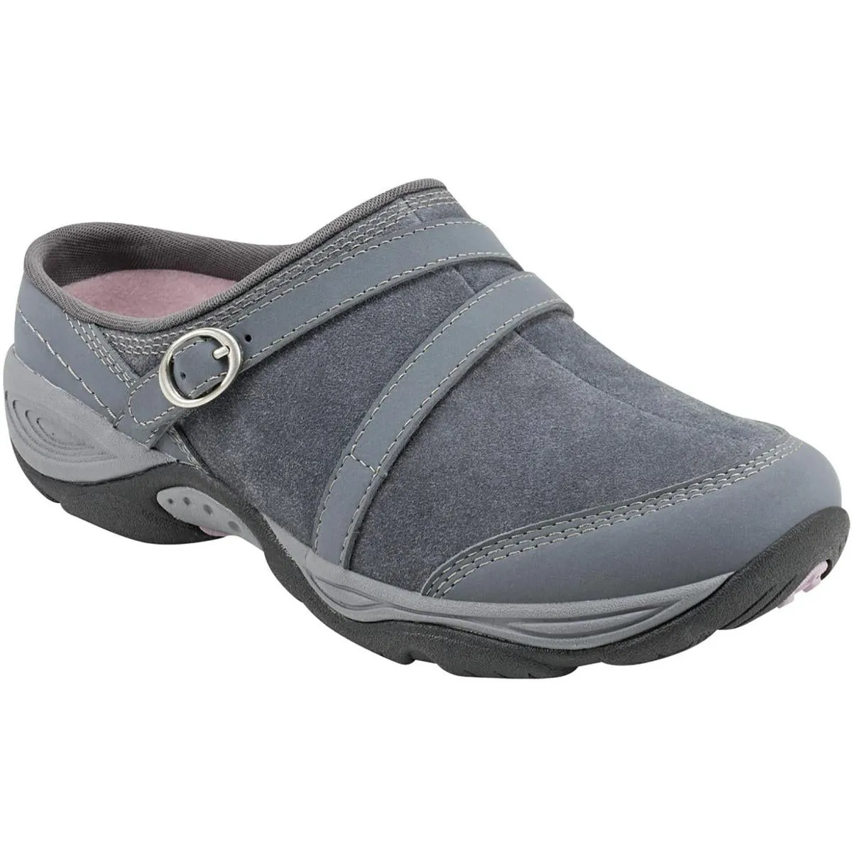 Easy Spirit Womens Equinox Leather Sip On Slipper Shoes