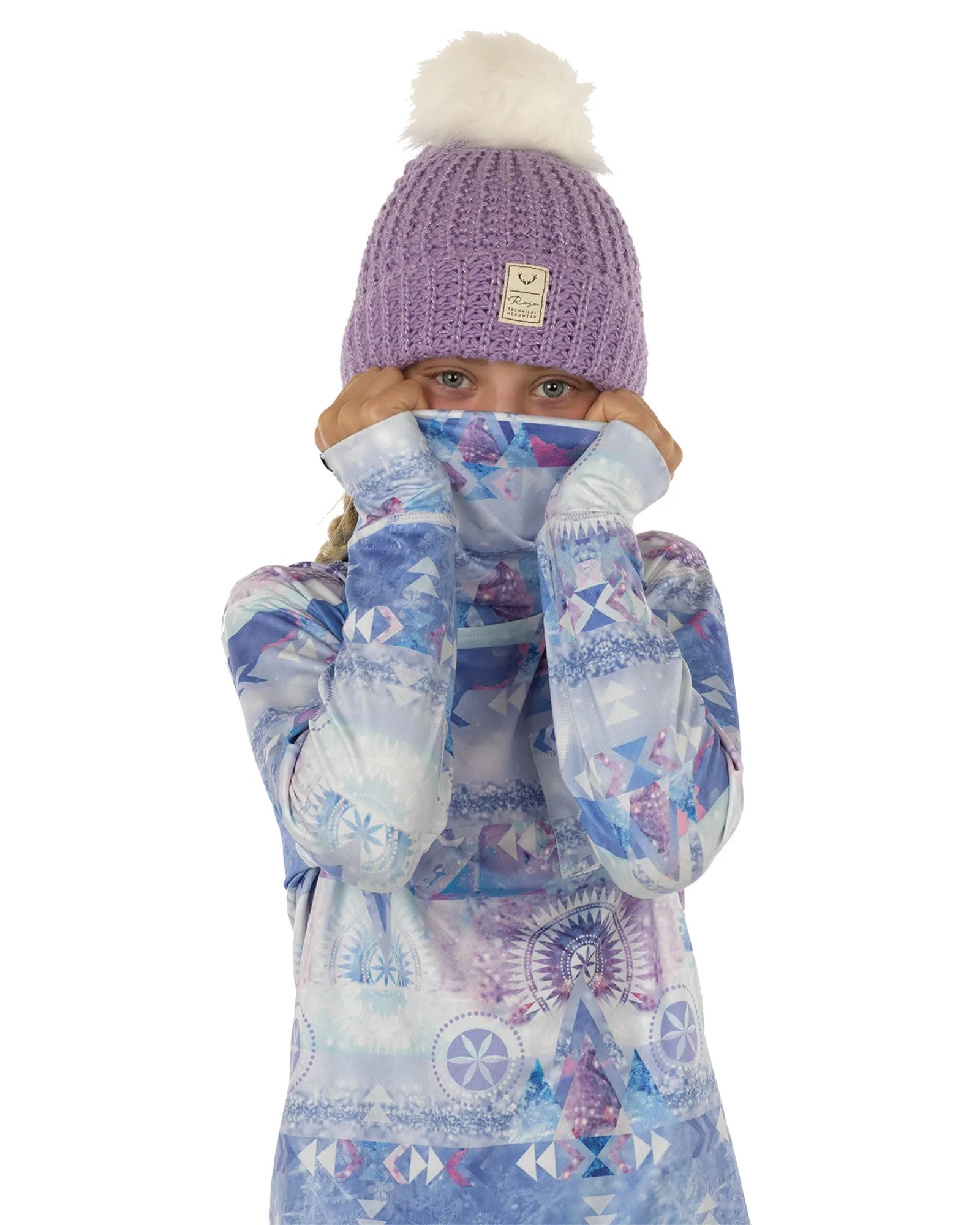 GIRLS CAPRI FUNNEL NECK