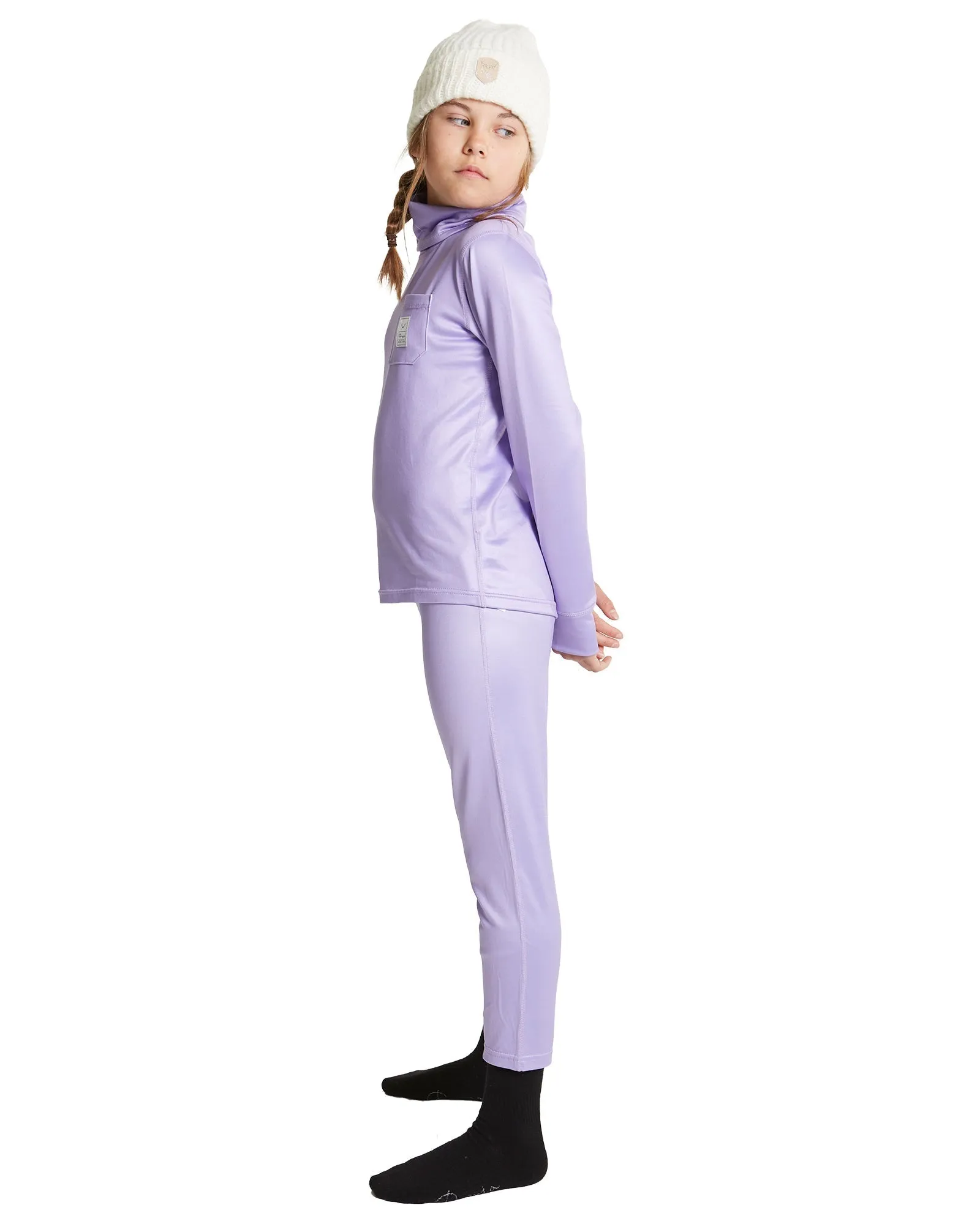 GIRLS CAPRI FUNNEL NECK