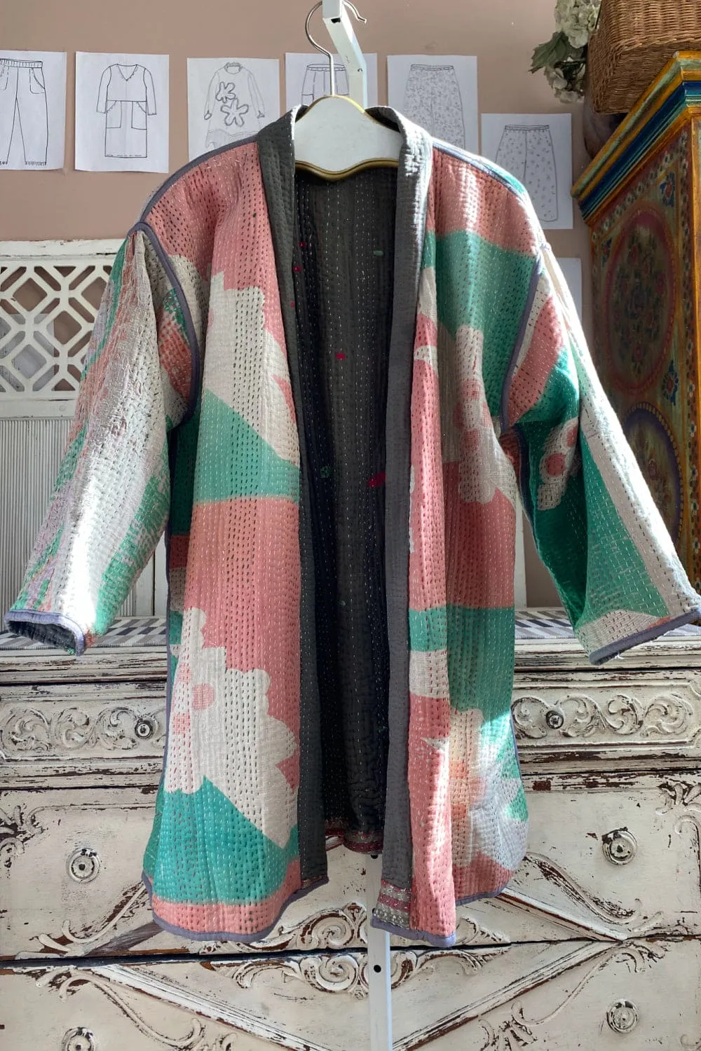 Kantha Grey Jacket
