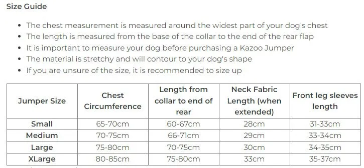 Kazoo Greyhound Softie Dog Jumper Blue 55-59cm Xs