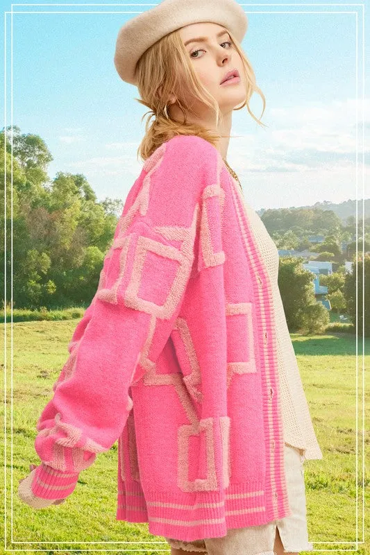 La Miel Oversized Reina Cardigan