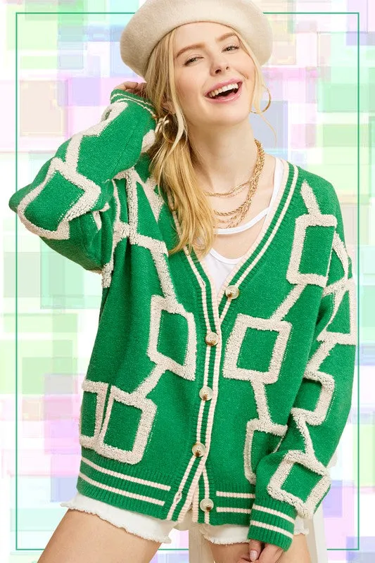 La Miel Oversized Reina Cardigan