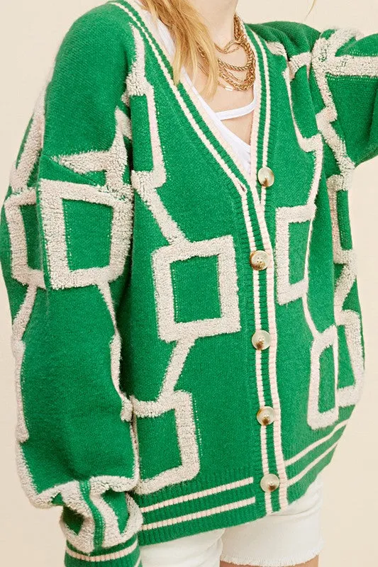 La Miel Oversized Reina Cardigan