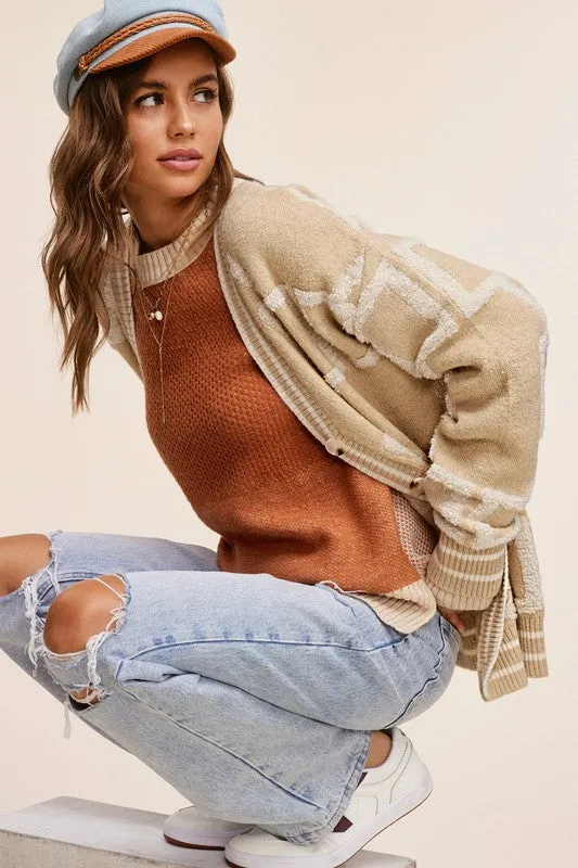La Miel Oversized Reina Cardigan