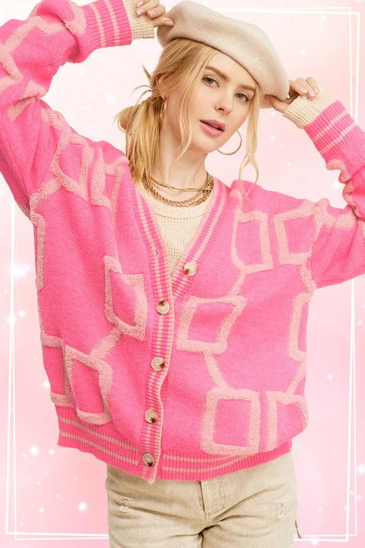 La Miel Oversized Reina Cardigan