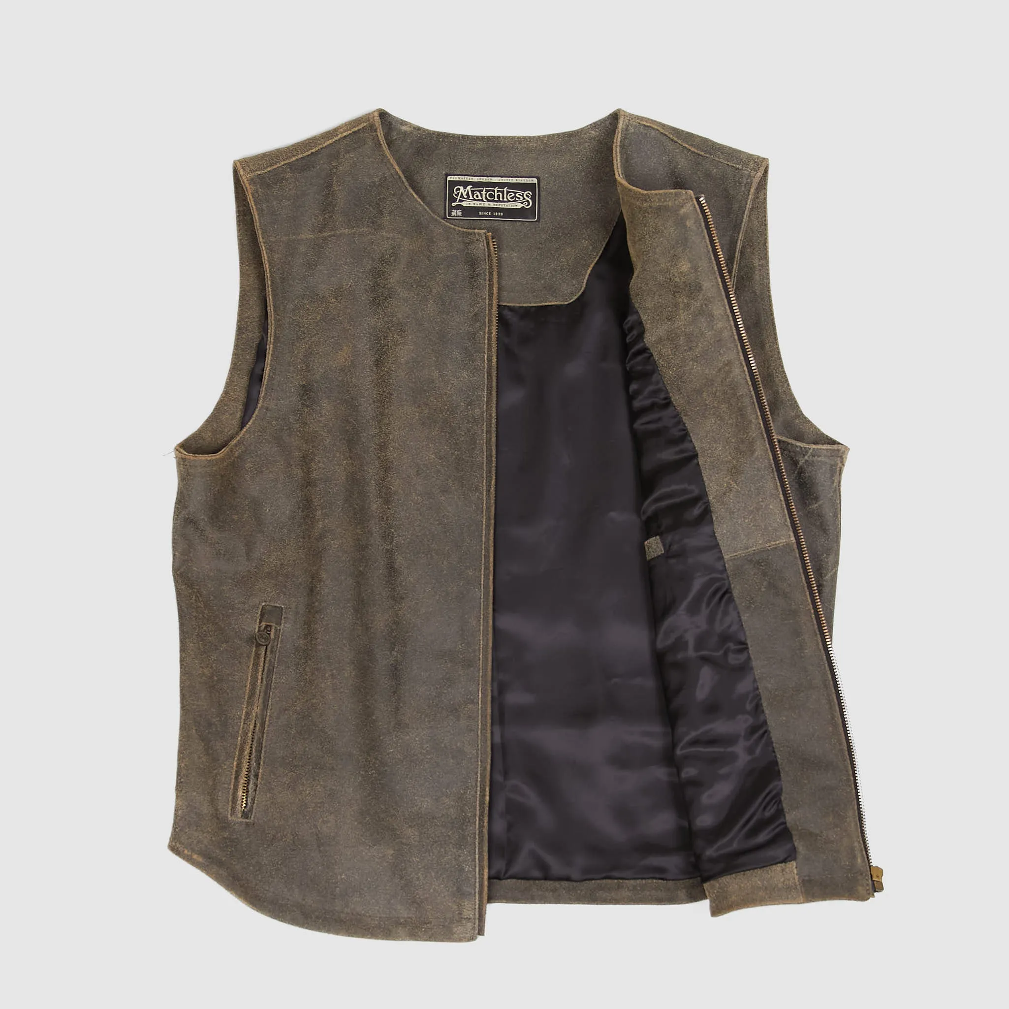 Matchless Raw Hide Leather BIker  Vests