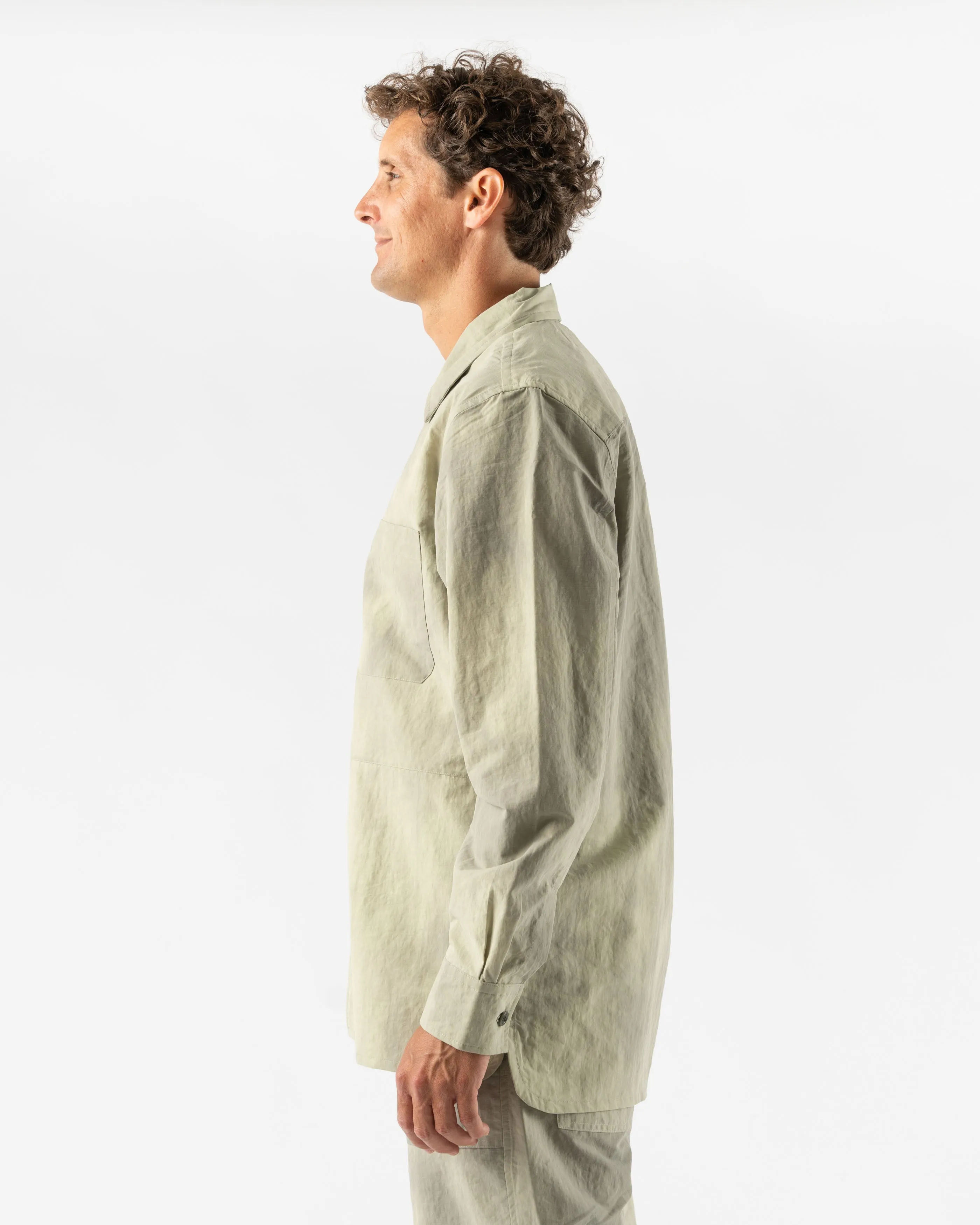 Norse Projects Ulrik Wave Dye Overshirt in Clay