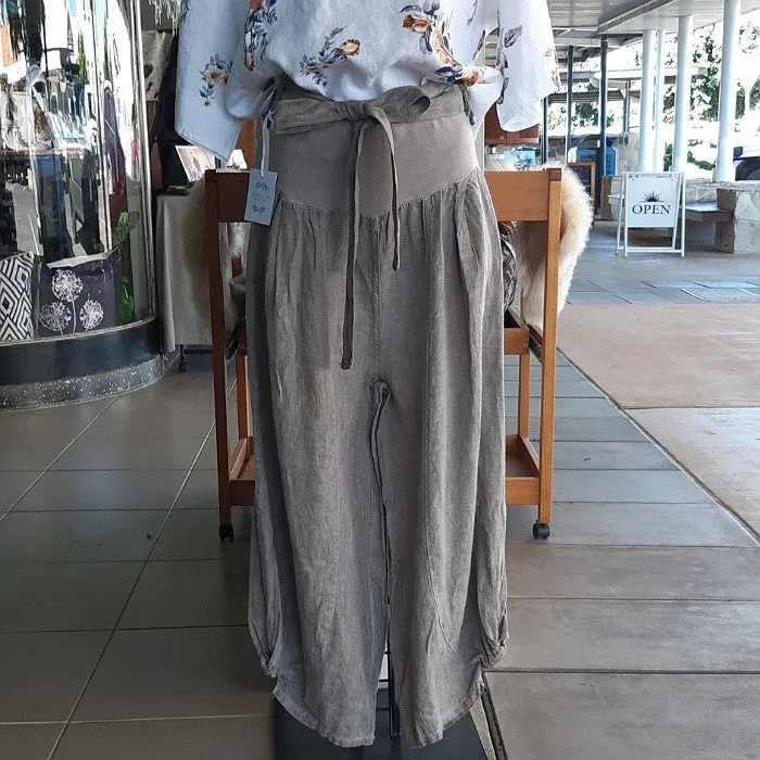 PUROLINO LINEN PEBBLE PANT