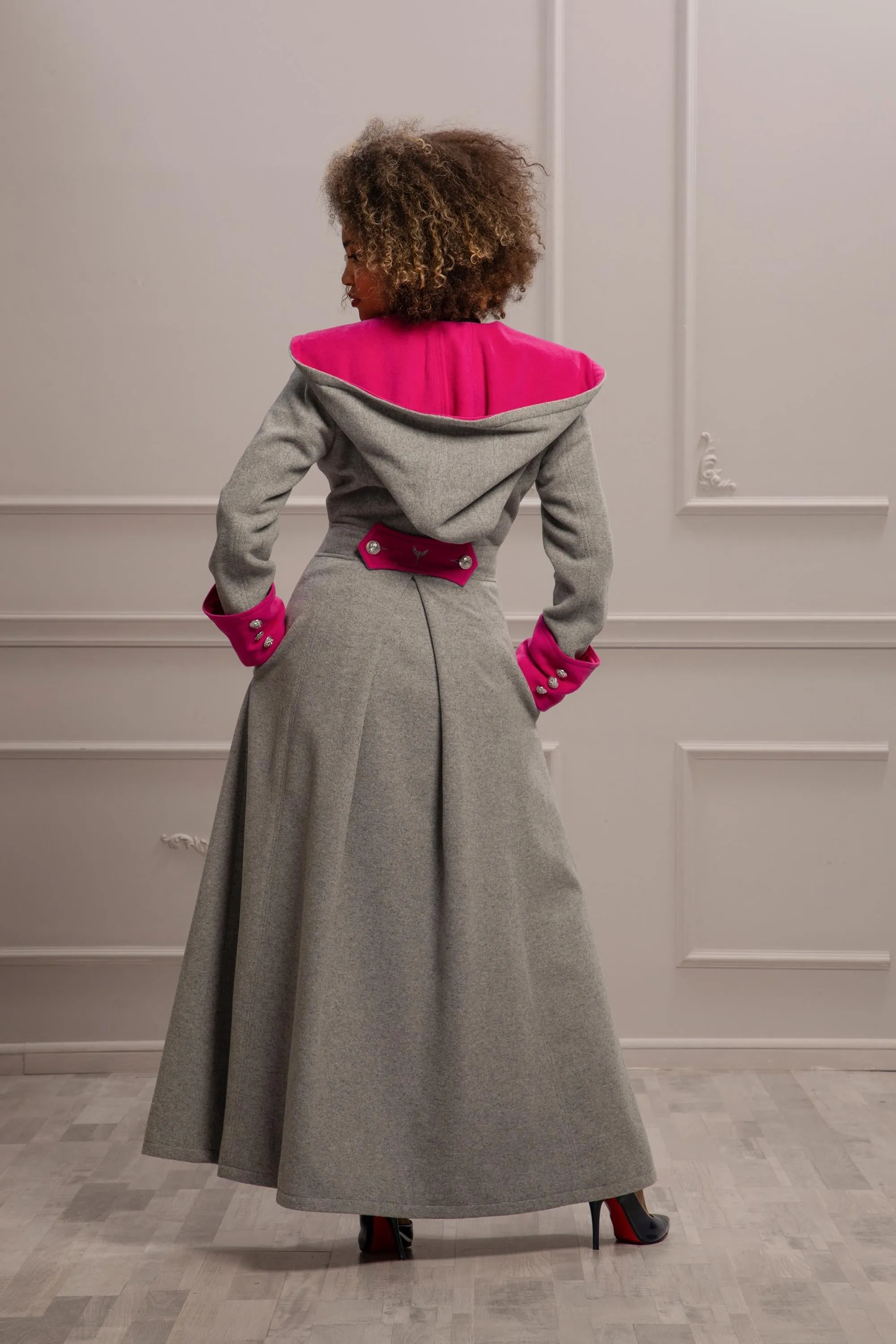 ROOMY COLOR BLOCK COAT