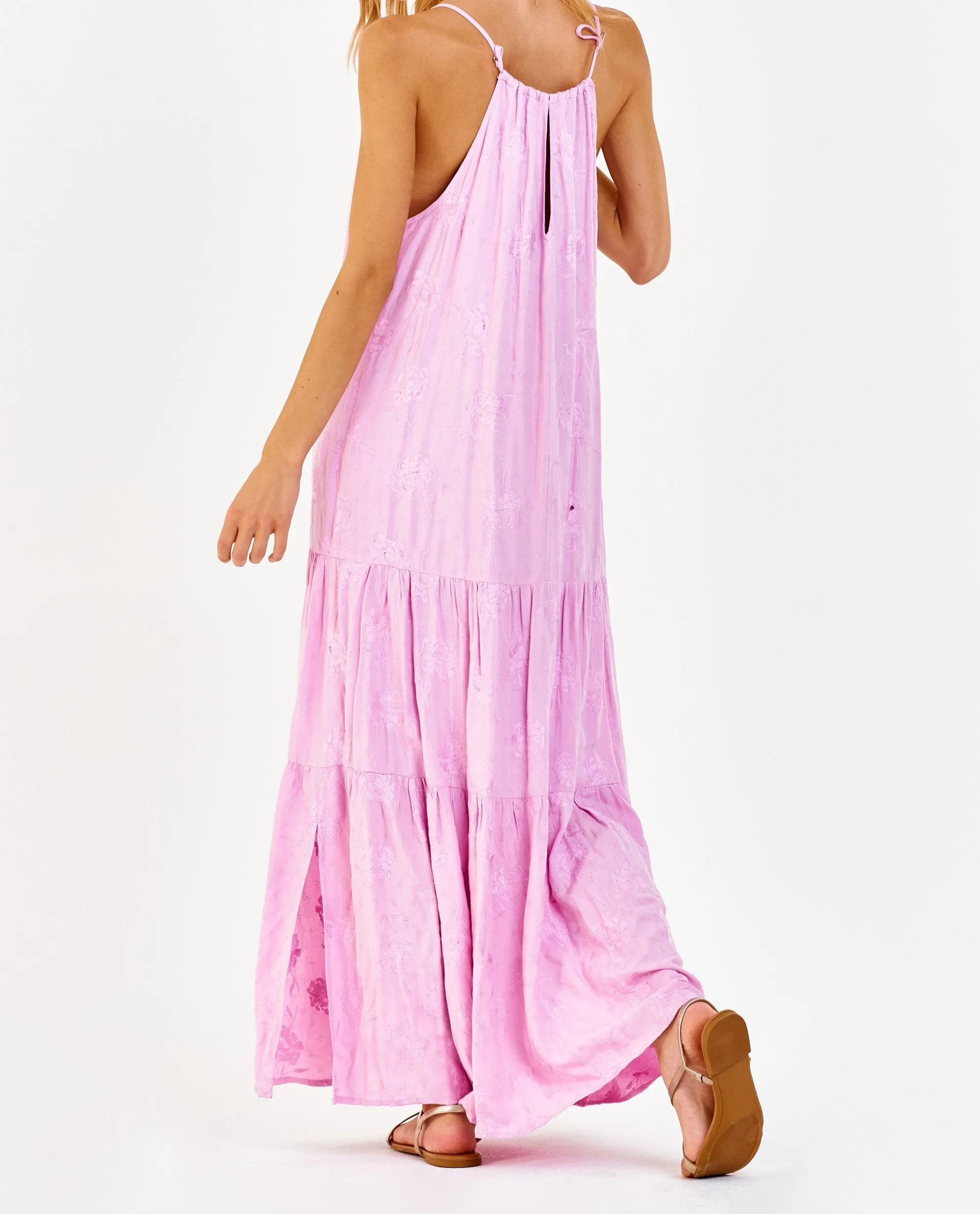 RYO STRAP HALTER DRESS ENGLISH LAVENDER