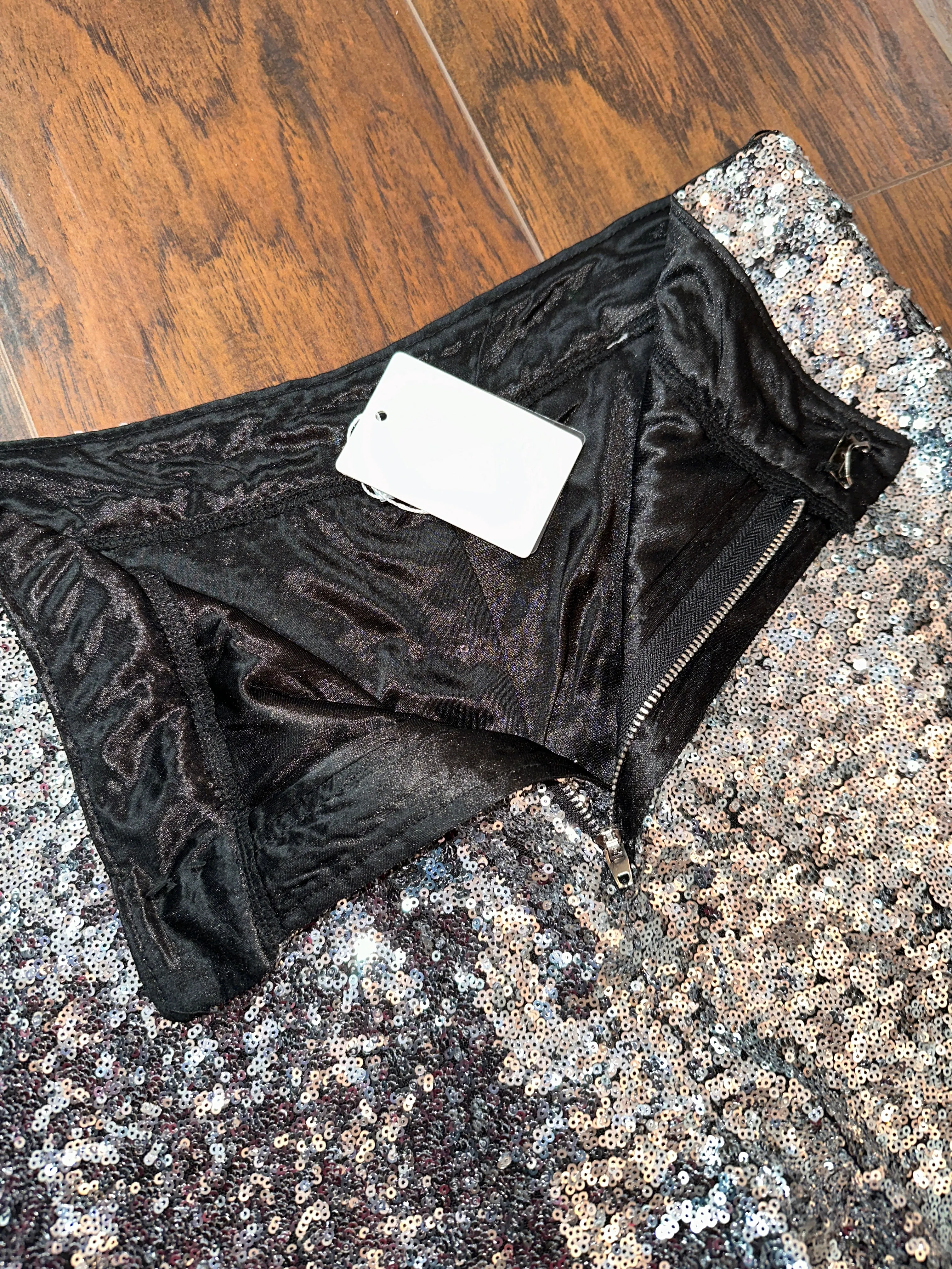 Sequin Flare Pants