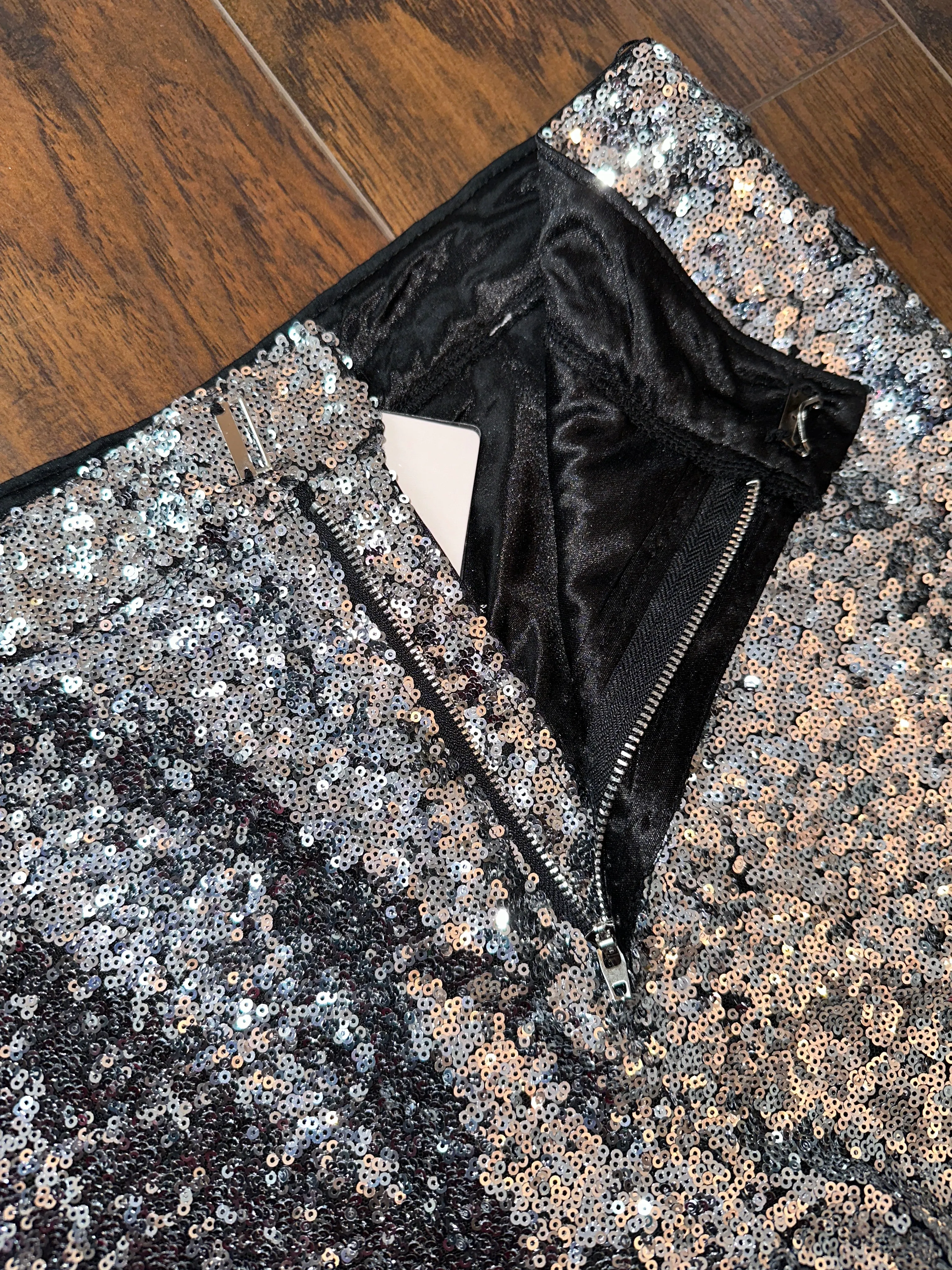 Sequin Flare Pants