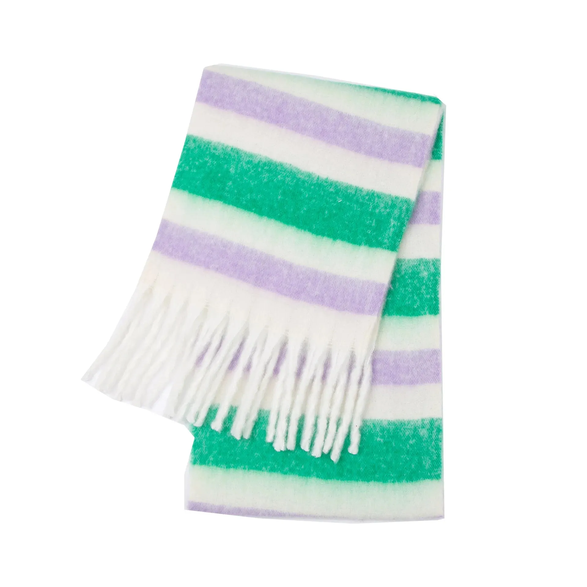 Thick Warm Cashmere Blend Cheque Scarf
