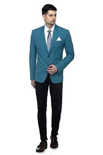 Turkish Green Slim Fit Blazer
