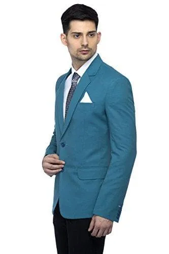Turkish Green Slim Fit Blazer
