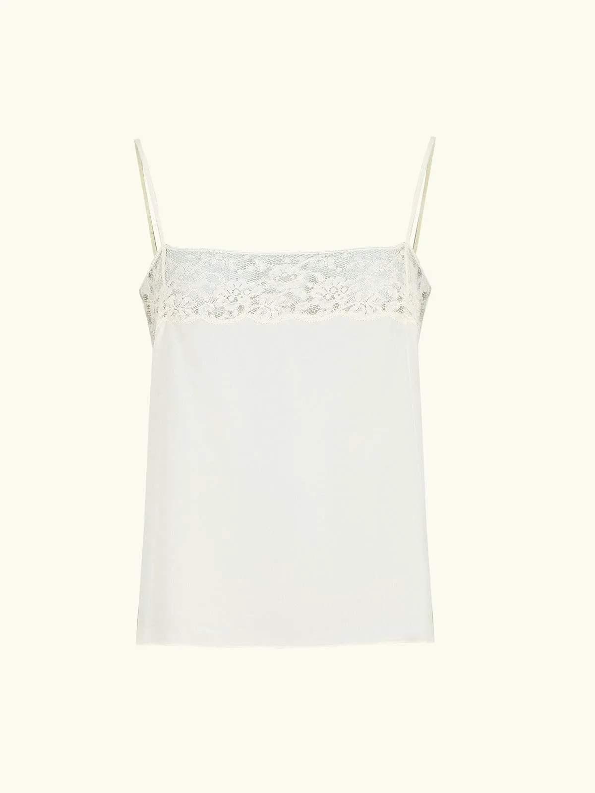 Virginie Silk Camisole - Ecru
