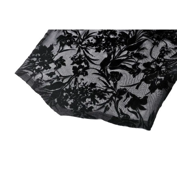 Women's Gothic Layered Ruffled Lace Shirt