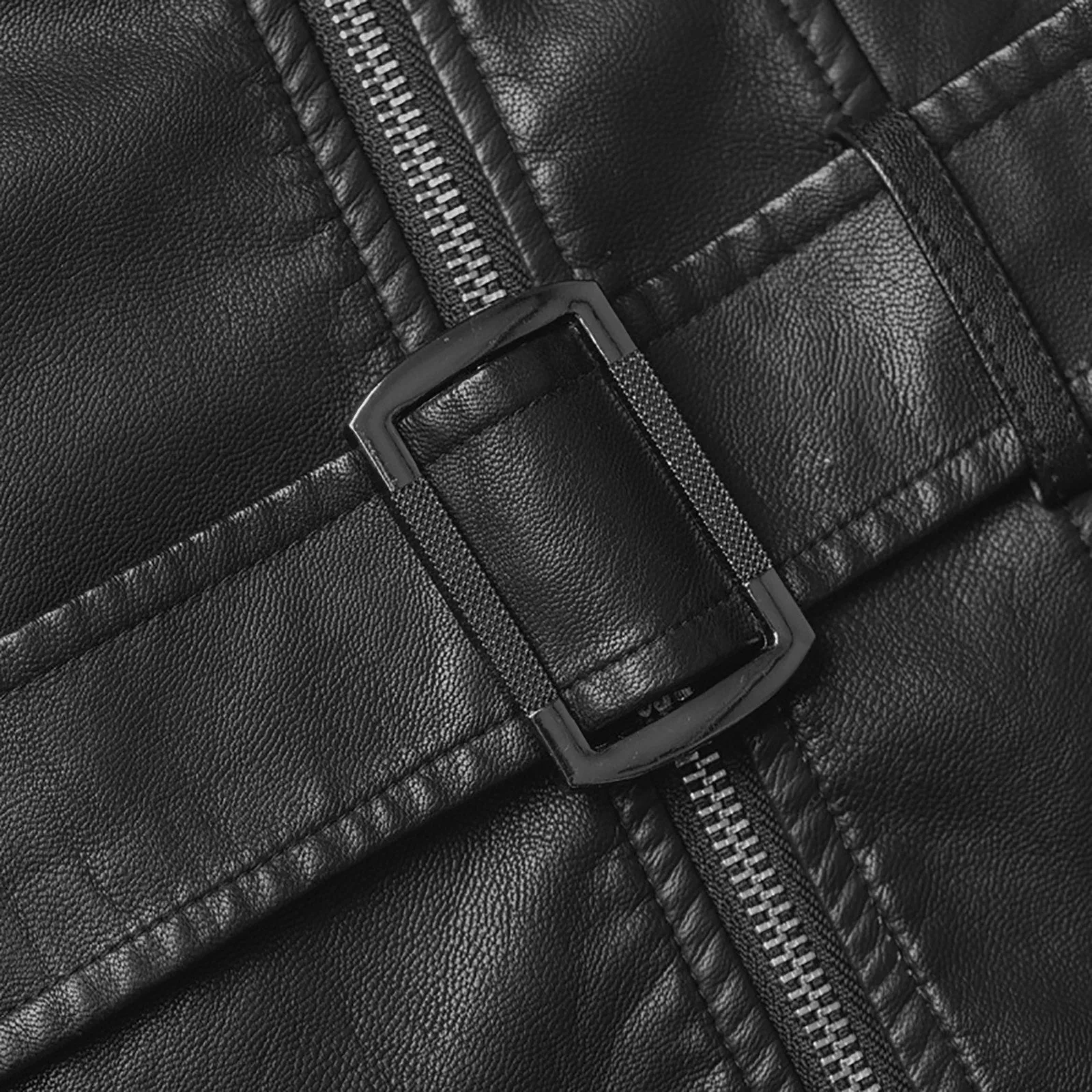 Women’s Slim Hooded Real Leather Jacket By TJS