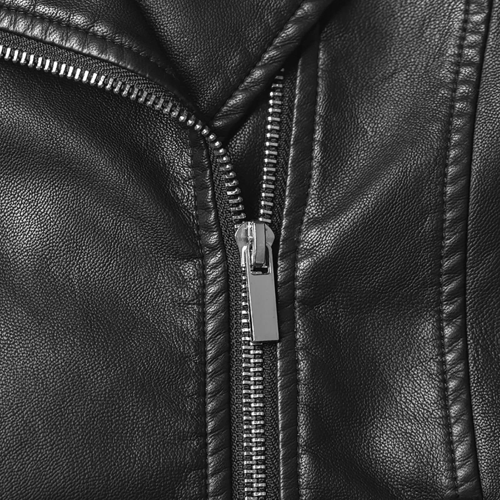 Women’s Slim Hooded Real Leather Jacket By TJS